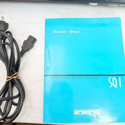 ENSONIQ SQ-1 61-KEY DIGITAL SYNTHESIZER WORKSTATION W/ MANUAL & POWER CABLE