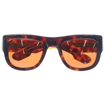JACQUES MARIE MAGE DONOVAN SQUARE SUNGLASSES BROWN/RED JMMDO-5N 54□26