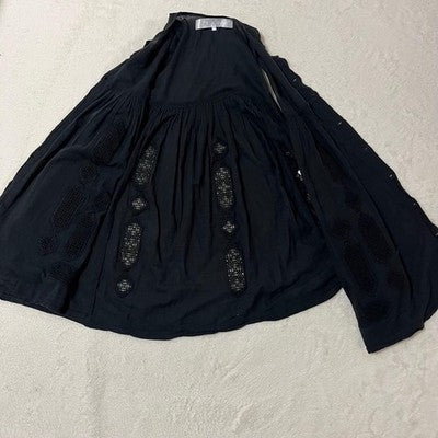 TAO COMME DES GARCONS AD2023 CUT-OUT EMBROIDERY SLEEVELESS DRESS M BLACK TM-B007