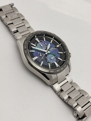 CITIZEN ATTESA AT8188-64L UNITE WITH BLUE ECO-DRIVE WATCH TESTED W/BOX