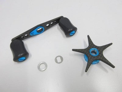 KTF IXA STRAIGHT 80MM HANDLE STAR DRAG ABU REVO BAITCASTING REEL PARTS