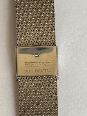 GRAND SEIKO 6145-8000 HI BEAT 36000 VINTAGE 1968 OVERHAULED SILVER MESH BAND GS