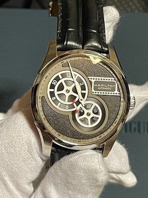HAMILTON JAZZMASTER REGULATOR CINEMA AUTO WATCH H42605731 42MM SWISS MADE