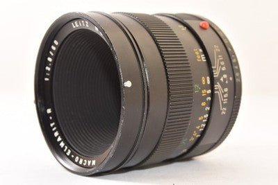 LEICA MACRO-ELMARIT-R 60MM F2.8 2-CAM WITH DEDICATED FILTER AS IS
