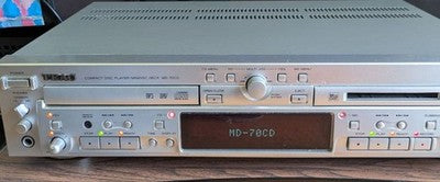 RARE TEAC MD-70CD MD CD COMBO DECK FINAL MODEL TESTED WORKING COLLECTOR JAPAN