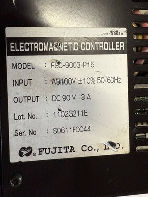 FUJITA FSC-9003-P15 ELECTROMAGNET CONTROLLER OPERATION VERIFIED USED FROM JAPAN