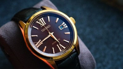 SEIKO BRIGHTZ SDGM008 6R15-03C0 AZABU TAILOR 500LTD BROWN DIAL MENS AUTO SS