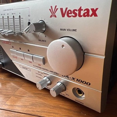 VESTAX DA-X1000 DJ AMPLIFIER SYSTEM CONTROLLER TESTED W/ POWER CABLE JAPAN