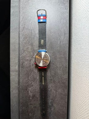 ALAIN SILBERSTEIN GUERANDE REPUBLIQUE FRANCAISE 1789-1989 QUARTZ WATCH TRICOLOR