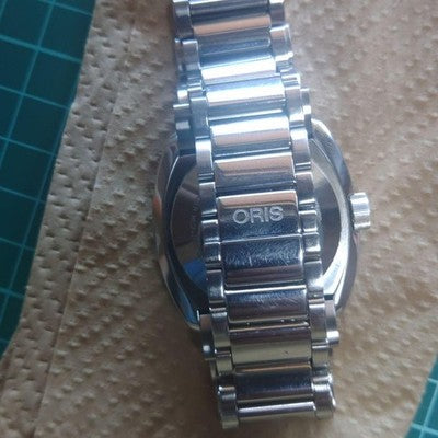ORIS FRANK SINATRA 7572 AUTOMATIC MOONPHASE POINTER DATE STEEL WATCH SWISS