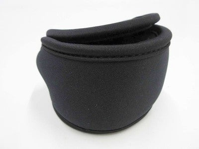 TEMPLE FORK FLY REEL CASE 7.5 CM IN HEIGHT, 7 CM IN WIDTH, AND 5.5 CM IN DEPTH.