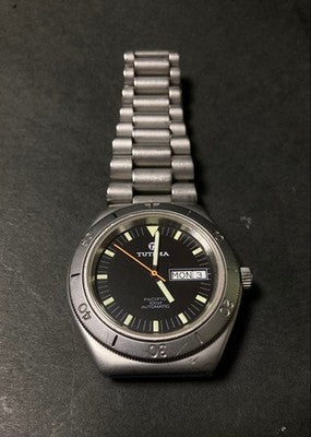 Tutima Pacific Ref. 670 Early Model Automatic Diver Watch ETA 2836-2 Germany