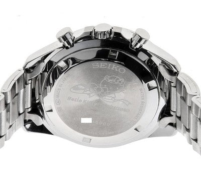 SEIKO CHRONOGRAPH HELLO KITTY 500SERIES SHINKANSEN 25TH ANNIVERSARY WATCH QUARTZ