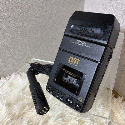 DENON DTR 80P PORTABLE DAT PLAYER TESTED WORKING WITH ACCESSORIES EXCELLENT