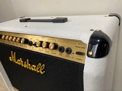 MARSHALL VALVESTATE V80 8080 YAMAHA 20TH ANNIVERSARY LIMITED WHITE AMP