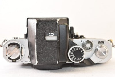 NIKON F2 PHOTOMIC A SILVER FILM SLR CAMERA FULLY MECHANICAL SHUTTER AS IS