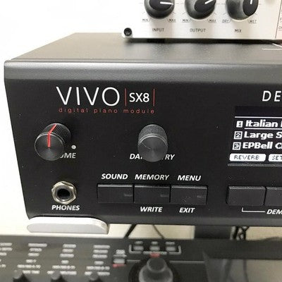 DEXIBELL VIVO SX8 SOUND MODULE ADVANCED T2L RACKMOUNT MINT WITH DX CP1 PEDAL BT