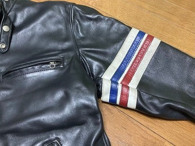 SCHOTT 671H SINGLE RIDER JACKET BLACK SIZE 38 HORSEHIDE EASY RIDER MODEL