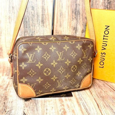 LOUIS VUITTON MONOGRAM TROCADERO 24 NILE SHOULDER BAG M51276 AUTHENTIC VINTAGE A