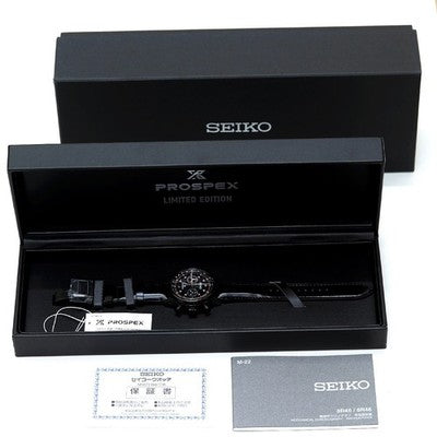 Seiko Prospex Speedtimer SBEC019 42mm Black Dial Chronograph Unused /w Box
