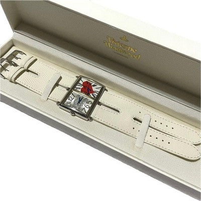 VIVIENNE WESTWOOD ANGLomania DOUBLE FACE HEART SKULL WATCH BOX MANUAL RARE