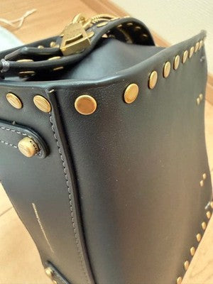 COACH ROGUE 17 RIVETS 2-WAY BAG 1941 COLLECTION GLOVETANNED LEATHER MINI BAG