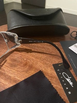 CAZAL 951 COL 70 SUNGLASSES WHITE BLACK FRAME GRAY LENS JAPAN LIMITED EDITION