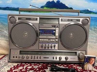 NATIONAL RX-5350 VINTAGE LARGE BOOMBOX GHETTO BLASTER CASSETTE RADIO SERVICED