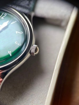KURONO TOKYO GRAND MORI GREEN DIAL AUTOMATIC WATCH JAPAN BOX PAPERS MINT
