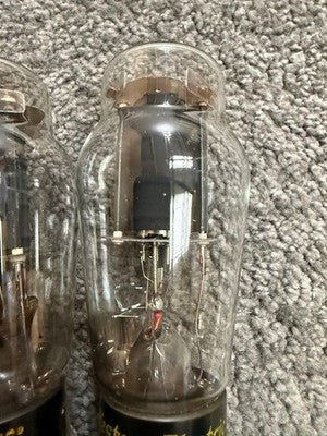 WESTERN ELECTRIC 350B VACUUM TUBES (SET OF 3) - TESTED & WORKING
