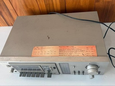 SONY TC-K50 STEREO CASSETTE TAPE DECK VINTAGE MADE IN JAPAN JUNK ITEM