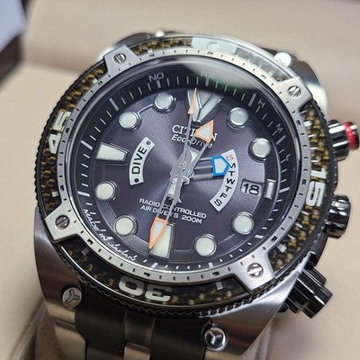 CITIZEN PROMASTER DIVE H112-T013392 ECO-DRIVE SOLAR RADIO MEN'S WATCH