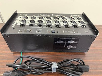 ROLAND DIGITAL SNAKE S-1608 STAGE UNIT 16 CHANNEL INPUT 8 CHANNEL OUTPUT USED