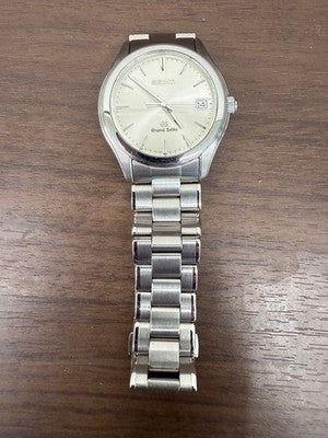 SEIKO SBGX005 GRAND SEIKO MEN'S WRISTWATCH ROUND FACE JAPAN MADE DIAL BLACK