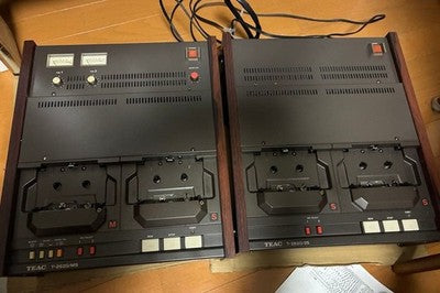 TEAC T-2620 MS 2S CASSETTE DUPLICATOR 2 UNITS SET PRO AUDIO JAPAN 100V