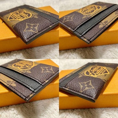 LOUIS VUITTON X NIGO LV SQUARED PORTECARTE DOUBLE CARD HOLDER M81006 WITH BOX