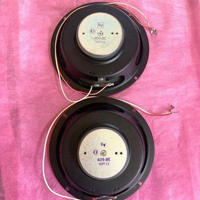 ALTEC ELECTRO VOICE 409-8E VINTAGE SPEAKER PAIR SET OF 2 FULL RANGE GOOD USED