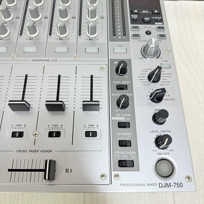 PIONEER DJM-750 4CH PROFESSIONAL DJ MIXER TESTED JAPAN USED F/S
