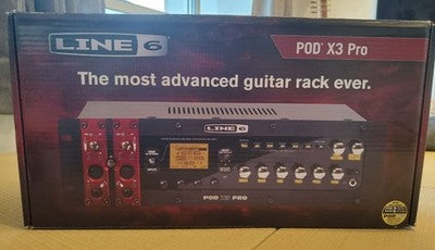 LINE 6 POD X3 PRO RACK AMP MODELER MULTI EFFECTS PROCESSOR USB AUDIO INTERFACE
