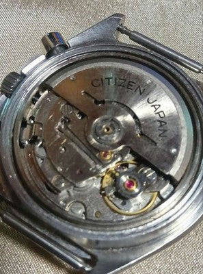 CITIZEN 67-9313 8110 AUTOMATIC CHRONOGRAPH SPEEDY ROTATING TACHYMETER BEZEL