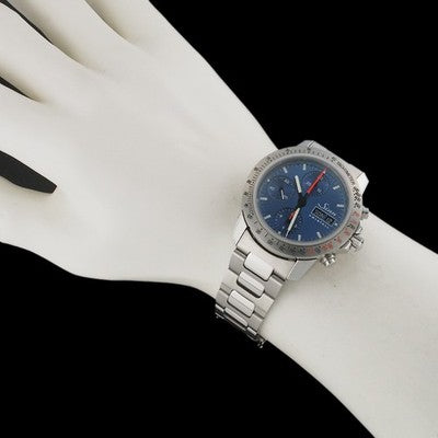 SINN 303.KRISTALL CHRONOGRAPH BLUE DIAL AUTOMATIC MEN'S WATCH LIMITED EDITION