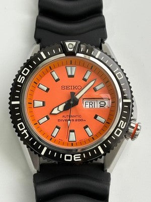 SEIKO PROSPEX STARGATE II SRP497K1 4R36-02Z0 DIVER 200M ORANGE DIAL RARE