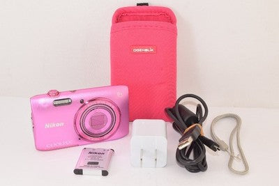 NIKON COOLPIX S3600 AZALEA PINK COMPACT DIGITAL CAMERA CCD SENSOR AS IS