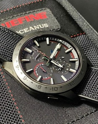 CASIO OCEANUS BRIEFING COLLABORATION OCW-T3000BRE-1AJR BLUETOOTH FULL SET AS IS