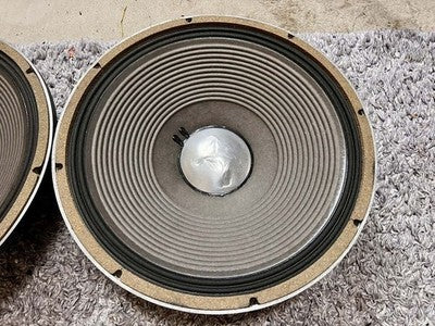 JBL E140-8 38CM CONE WOOFER SPEAKER UNIT PAIR FULLY WORKING (2 SPEAKERS) USED