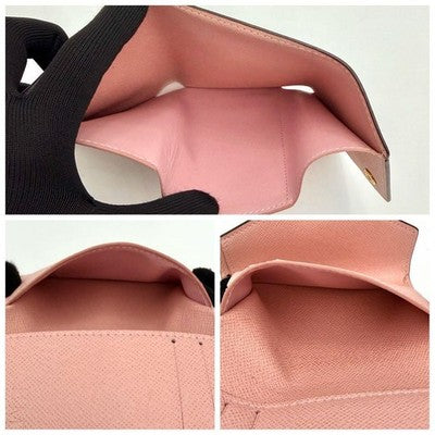 LOUIS VUITTON VICTORINE MONOGRAM ROSE BALLERINE TRI-FOLD WALLET M62360 JAPAN