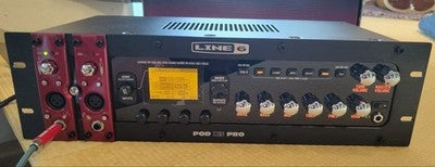 LINE 6 POD X3 PRO RACK AMP MODELER MULTI EFFECTS PROCESSOR USB AUDIO INTERFACE