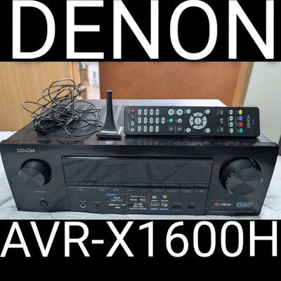 DENON AVR-X1600H AV AMPLIFIER 7.2CH NETWORK RECEIVER FOR PARTS OR NOT WORKING