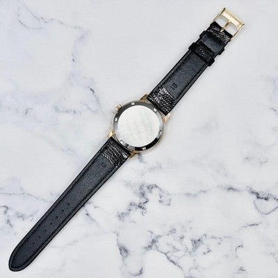 OMEGA MEN'S WRISTWATCH GENEVE AUTOMATIC 166.0117 GOLD-PLATED ROUND FACE
