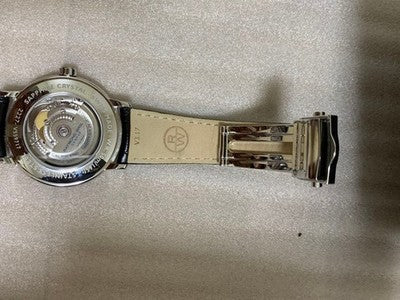 RAYMOND WEIL 2227 AUTOMATIC OPEN HEART WATCH MOP DIAL BOX PAPERS SWISS